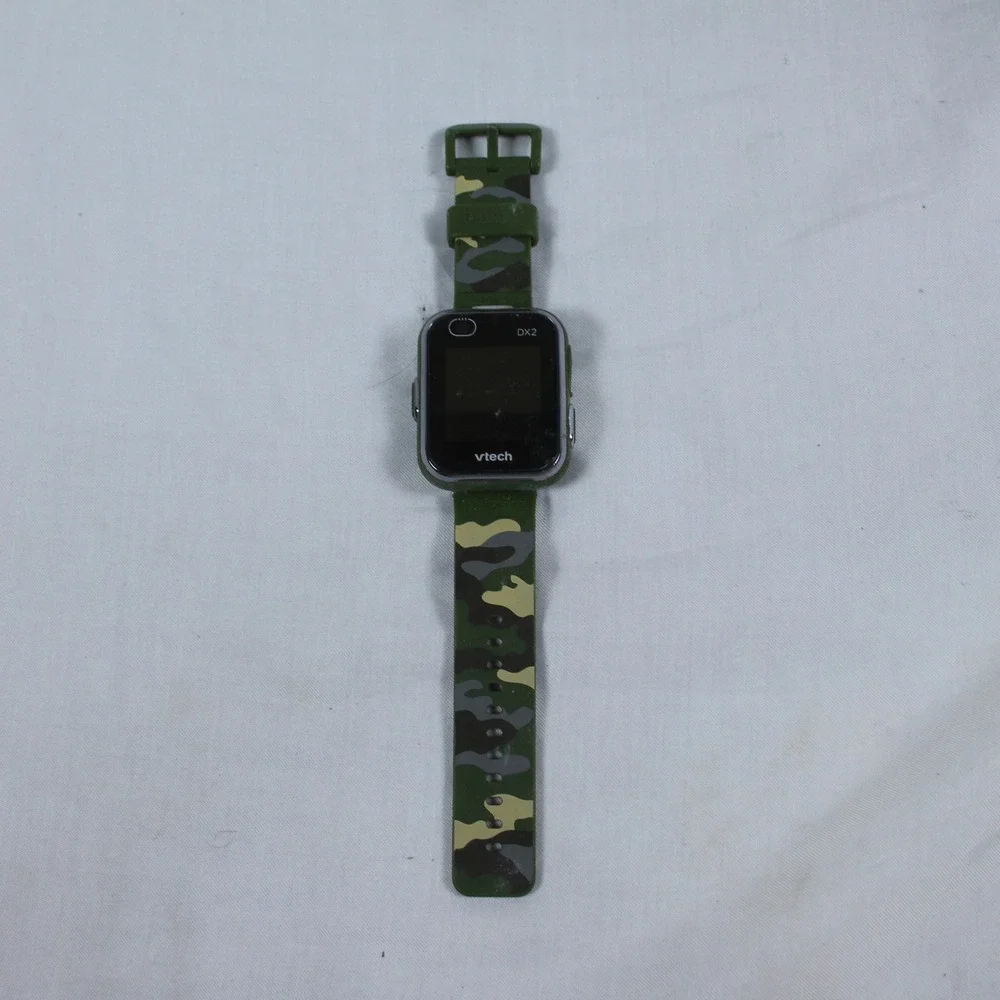 VTech‎ DX2 Kids Smartwatch Camouflage Green Camera Games Learning